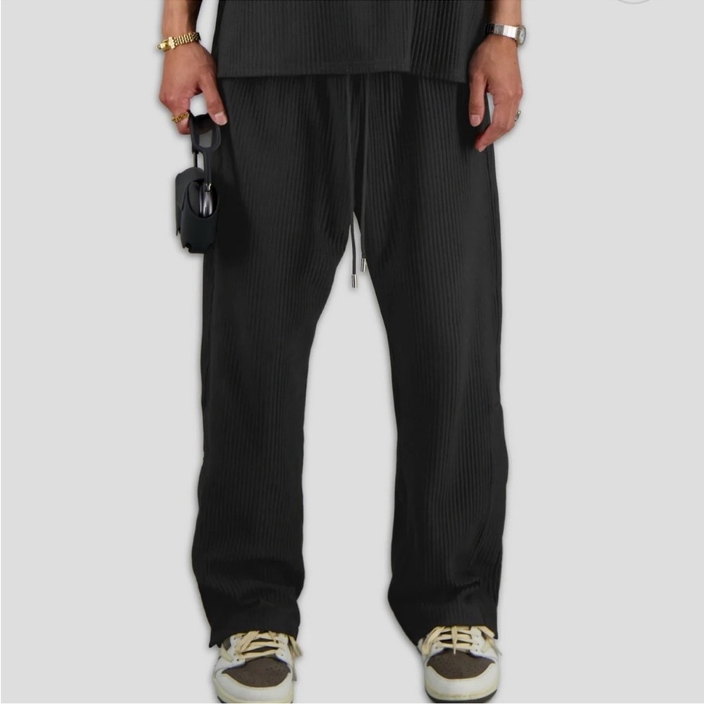 BENKLARK OFF COURT PLEATED PANTS GREY NWT - Picture 5 of 5